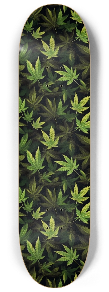 Cannabis Leaf 1 8-1/4 Skateboard Deck