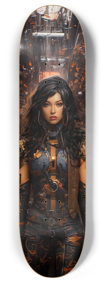 MechaGirl 1 8 Inch Skateboard Deck