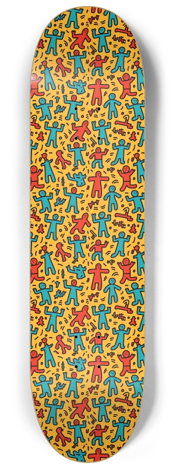 Retro Graffiti 3 8-1/4 Skateboard Deck