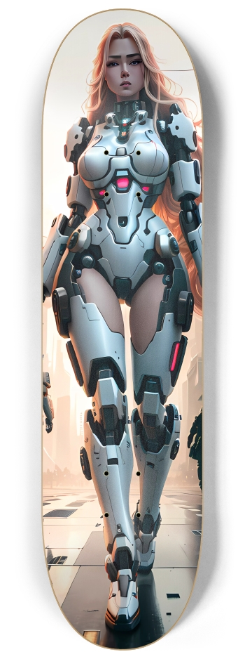 Battle Mech Girl 2 8-1/4 Skateboard Deck