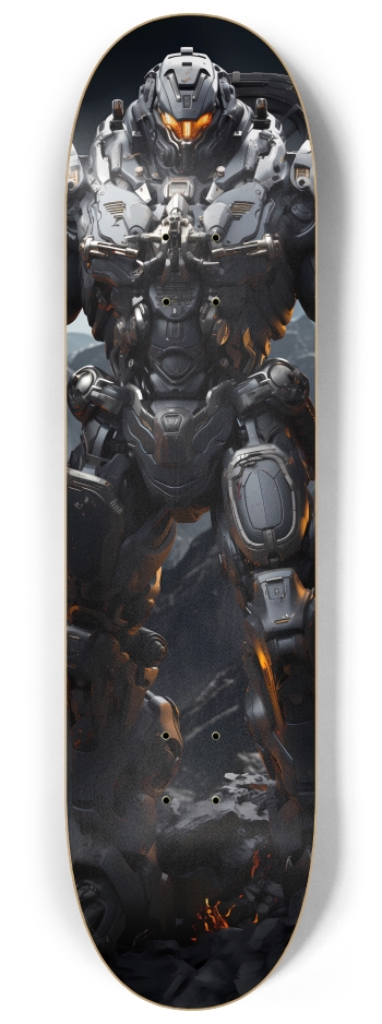 Battle Robot 4 8-1/4 Skateboard Deck