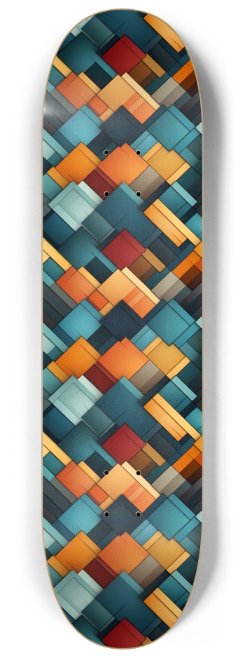 Geometric Pattern 1 8-1/4 Skateboard Deck