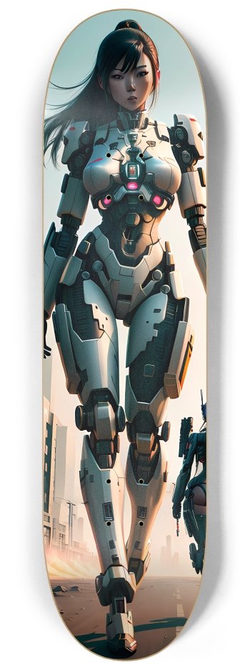 Battle Mech Girl 4 8-1/4 Skateboard Deck