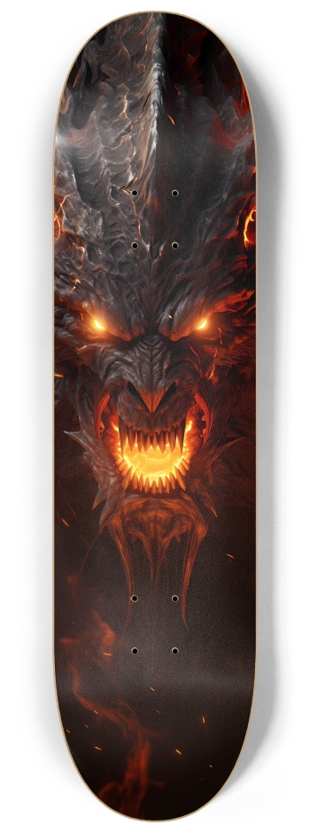 Fire Demon 3 8-1/4 Skateboard Deck