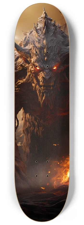 Fire Demon 2 8-1/4 Skateboard Deck