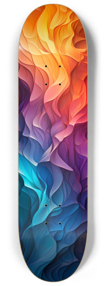 Rainbow Fire 8-1/4 Skateboard Deck