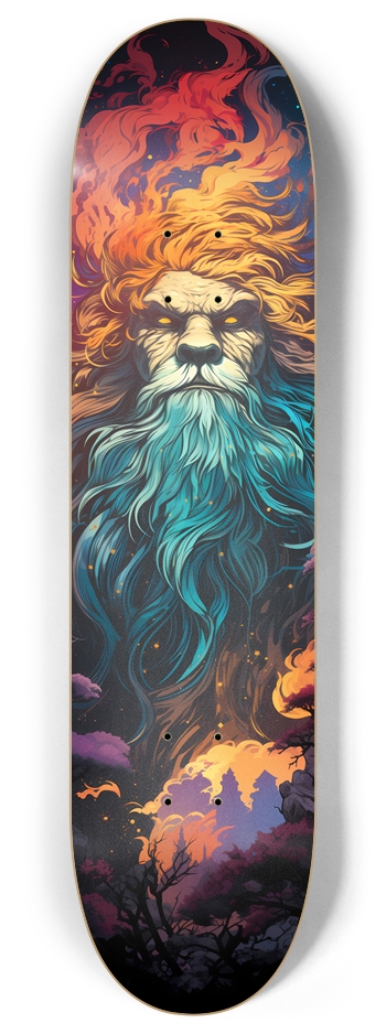 Psychedelic Sasquatch 3 8 Inch Skateboard Deck