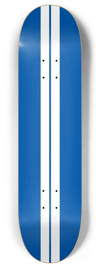 USA Racer Blue 8 Inch Skateboard Deck