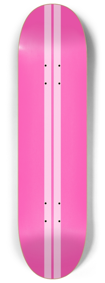 Girl Racer Pink 8-1/4 Skateboard Deck