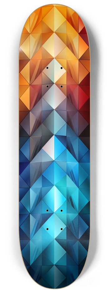 Rainbow Diamonds 8-1/4 Skateboard Deck
