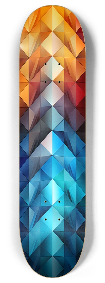 Rainbow Diamonds 8 Inch Skateboard Deck
