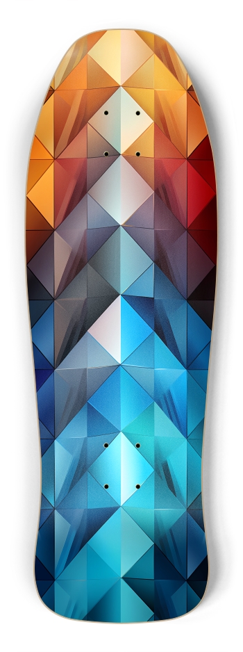 Rainbow Diamonds Shredder Shape