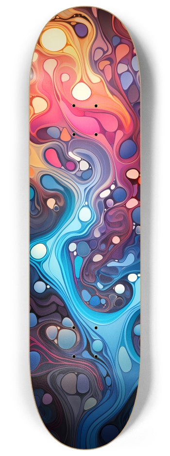 Colorful Abstract Pattern 2 8-1/4 Skateboard Deck