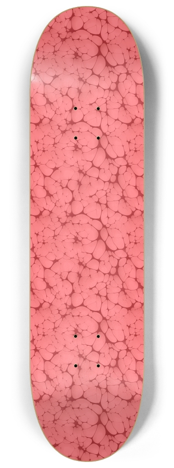 Marbled Pink 8-1/4 Skateboard Deck