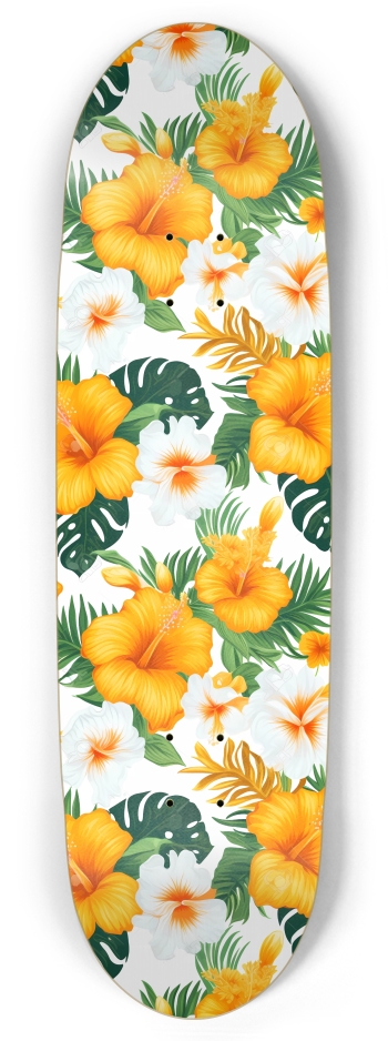 Hawaiian Hibiscus 1 Football Shape