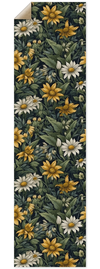 Wild Daisies 9 x 33 Inch Griptape