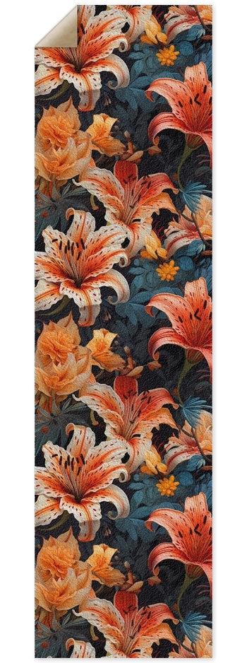 Tiger Lilies 9 x 33 Inch Griptape
