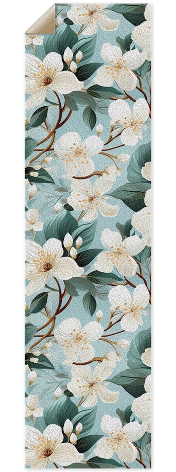 Hawaiian White Plumeria 9 x 33 Inch Griptape