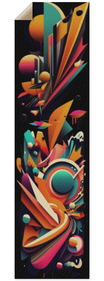 Abstract Tones 9 x 33 Inch Griptape