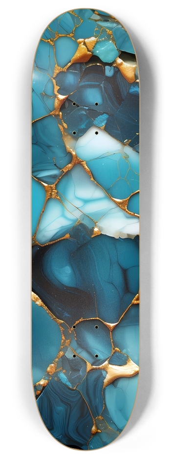 Turquoise 8 Inch Skateboard Deck