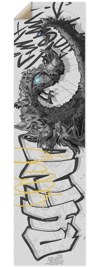 RHINO sketchout 9 x 33 Inch Griptape