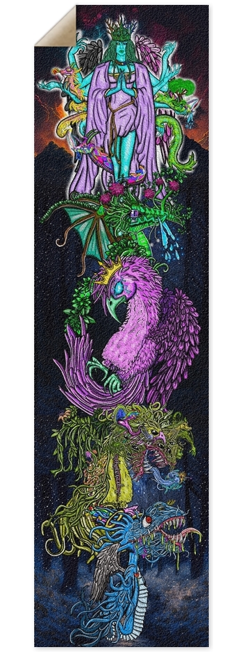 Dragon Siren 9 x 33 Inch Griptape