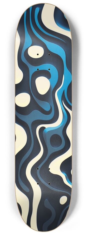 Blue Lines 8-1/4 Skateboard Deck