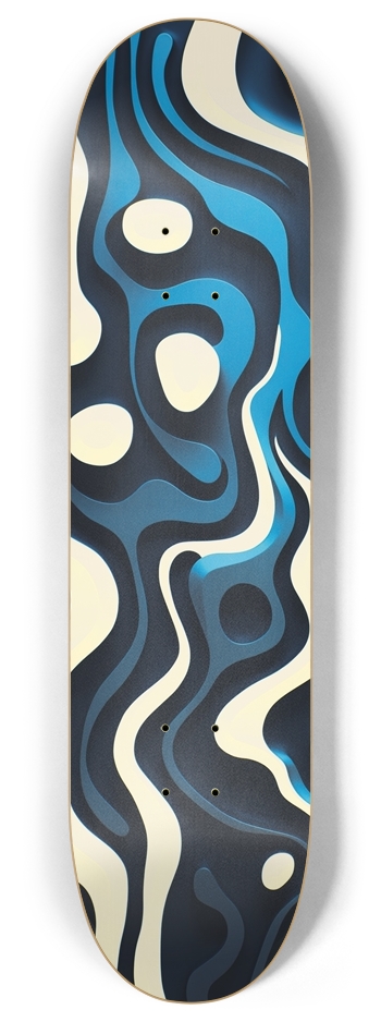 Blue Lines 8 Inch Skateboard Deck
