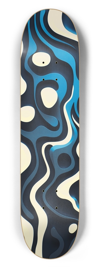 Blue Lines 7-1/2 Skateboard Deck