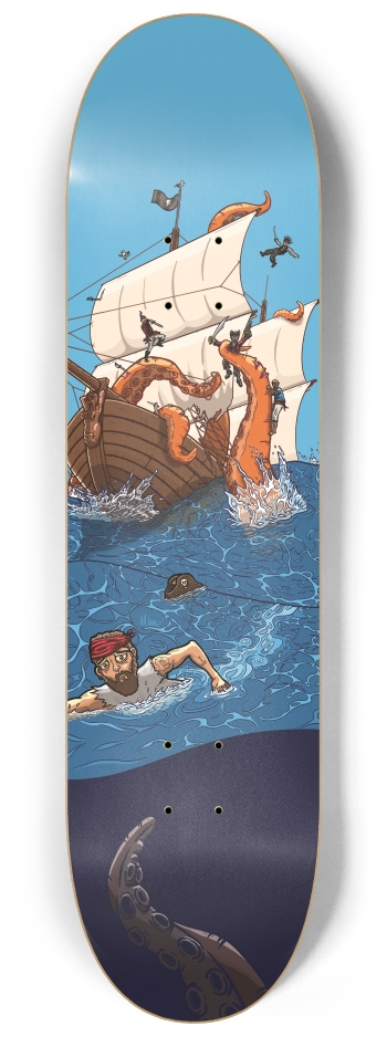 Kraken 8-1/4 Skateboard Deck