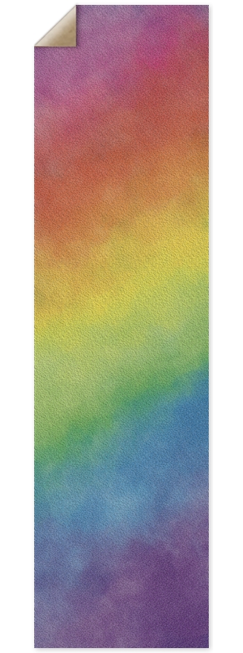 Rainbow Clouds 9 x 33 Inch Griptape