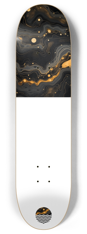 Black Gold 8 Inch Skateboard Deck