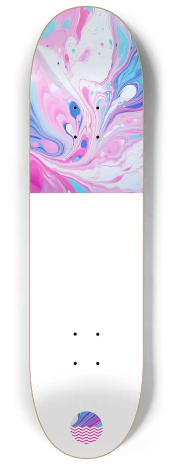 Cotton Candy 8-1/4 Skateboard Deck