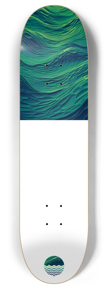 Waves 8 Inch Skateboard Deck