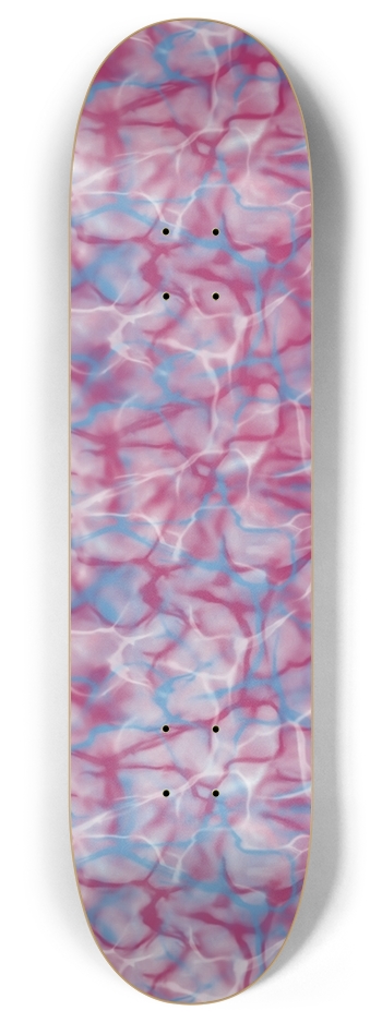 Cotton Candy Swirls 8 Inch Skateboard Deck