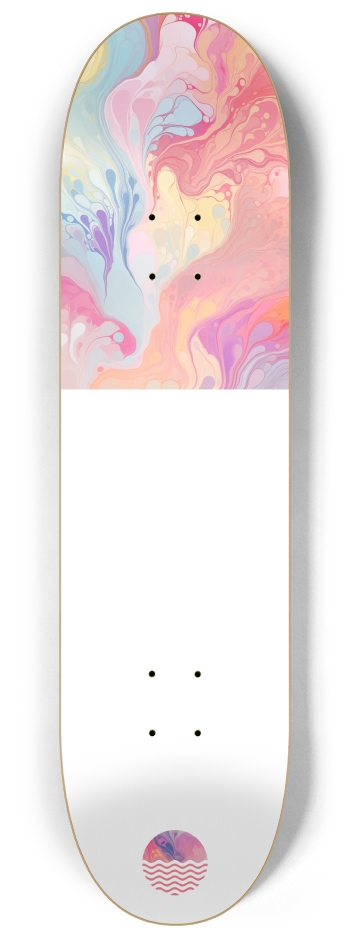 Pastel Party 8-1/4 Skateboard Deck