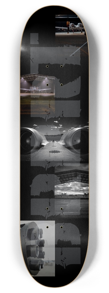 BRRRT Background 8 Inch Skateboard Deck