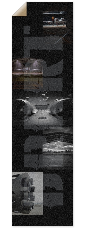 BRRRT Background 9 x 33 Inch Griptape