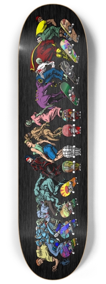Motley Crew 8-1/4 Skateboard Deck