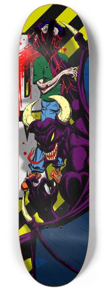 Demon Hazard 8-1/4 Skateboard Deck