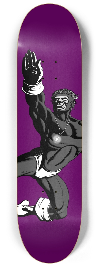 Purple Heart 8-1/4 Skateboard Deck