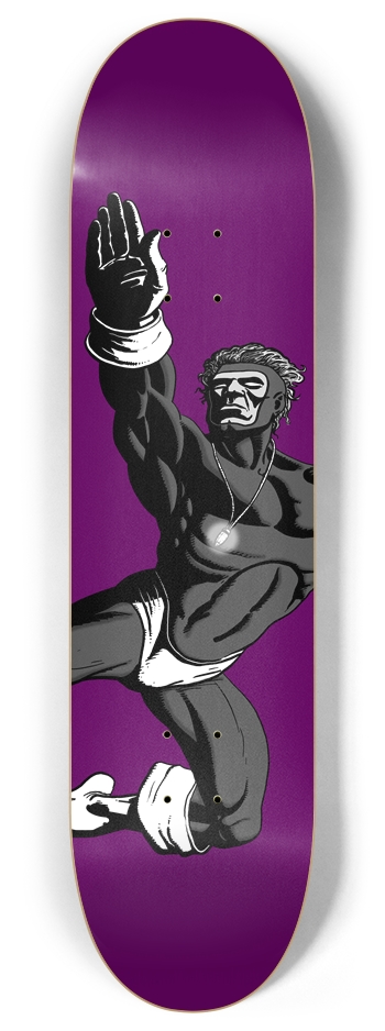 Purple Heart 8 Inch Skateboard Deck