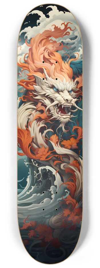 Chinese Fire Dragon 1 8-1/4 Skateboard Deck