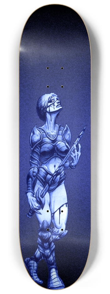 Swordgirl 8-1/4 Skateboard Deck