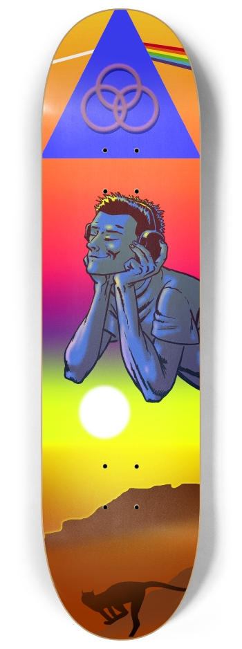 Music 8-1/4 Skateboard Deck