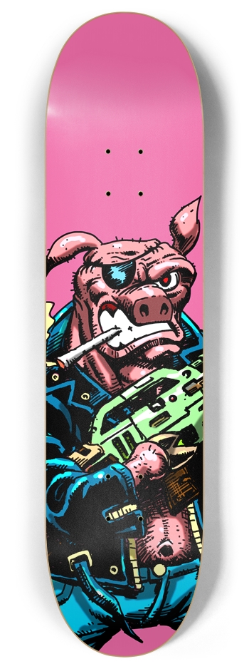 Piggy 8 Inch Skateboard Deck