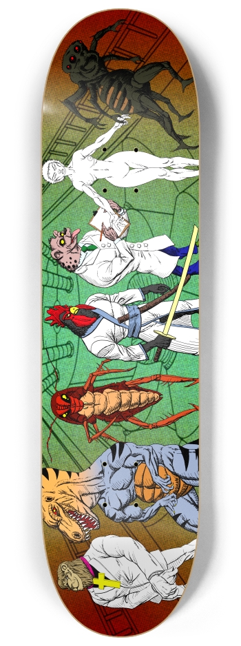 Chickinhedz 8-1/4 Skateboard Deck