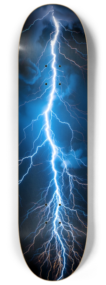 Lightning Bolt 8-1/4 Skateboard Deck