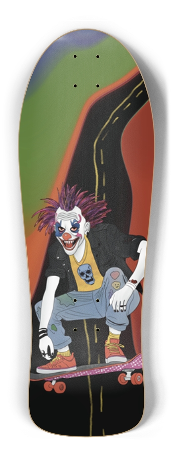 Whimsy Street: Clown Chaos Old School Shape