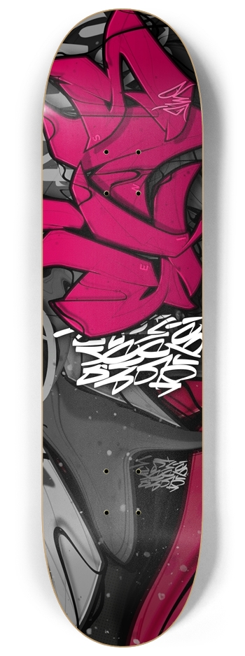 EINS pink fz 8-1/4 Skateboard Deck